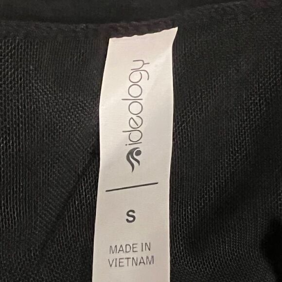 ID Ideology Black Active Mesh Back T-Shirt Women's Small NWT - Picture 7 of 11